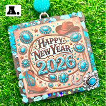 Load image into Gallery viewer, Happy New Years Turquoise
