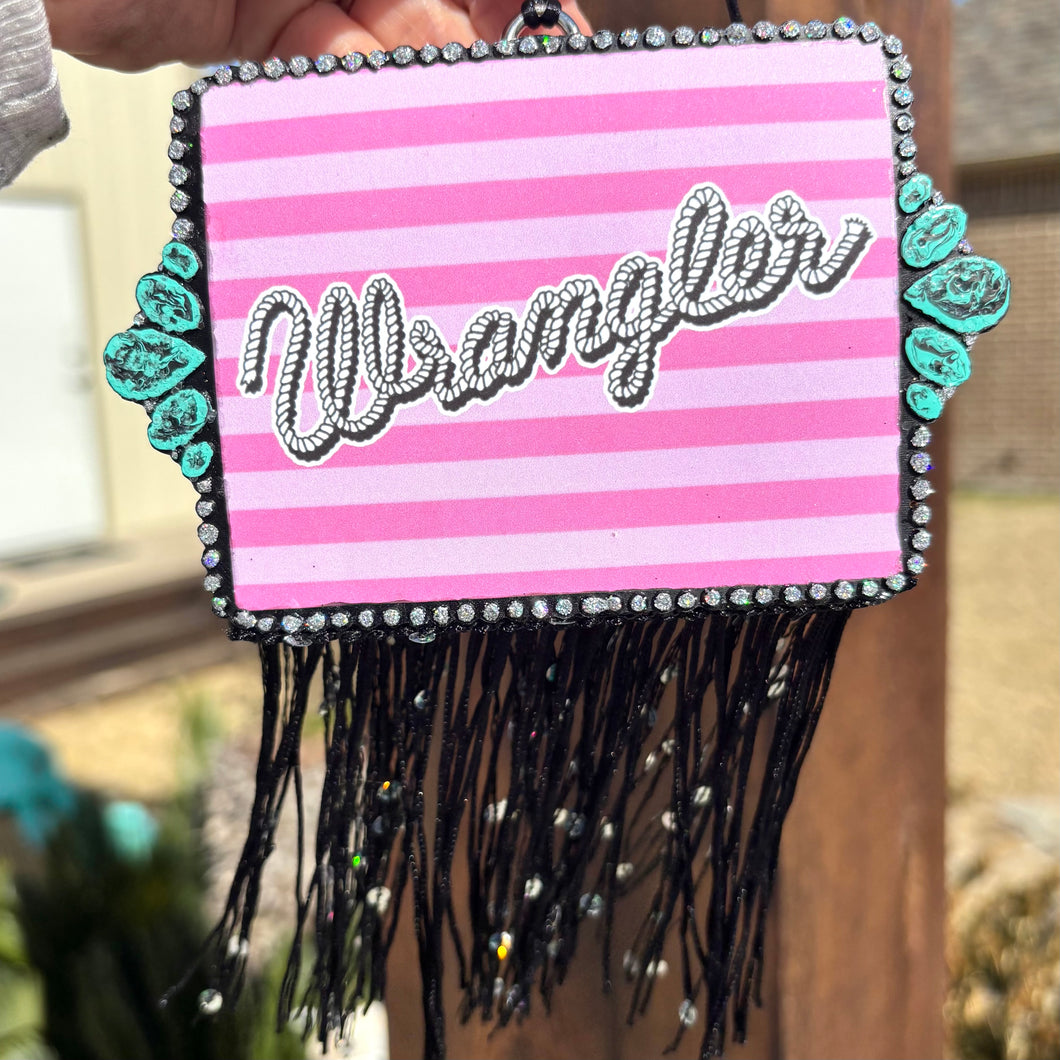 Wrangler Buckle marquee with Fringe