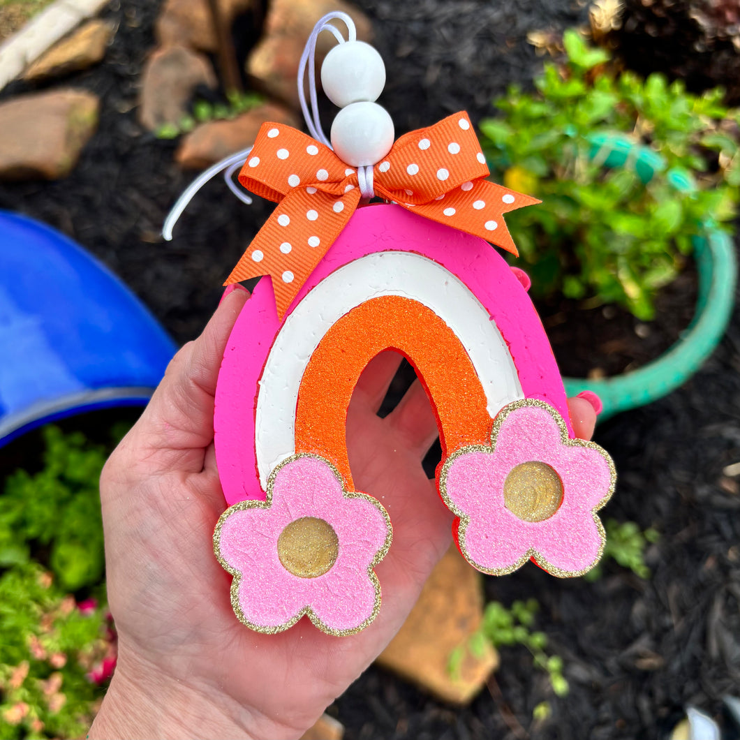 Retro Rainbow gold trim