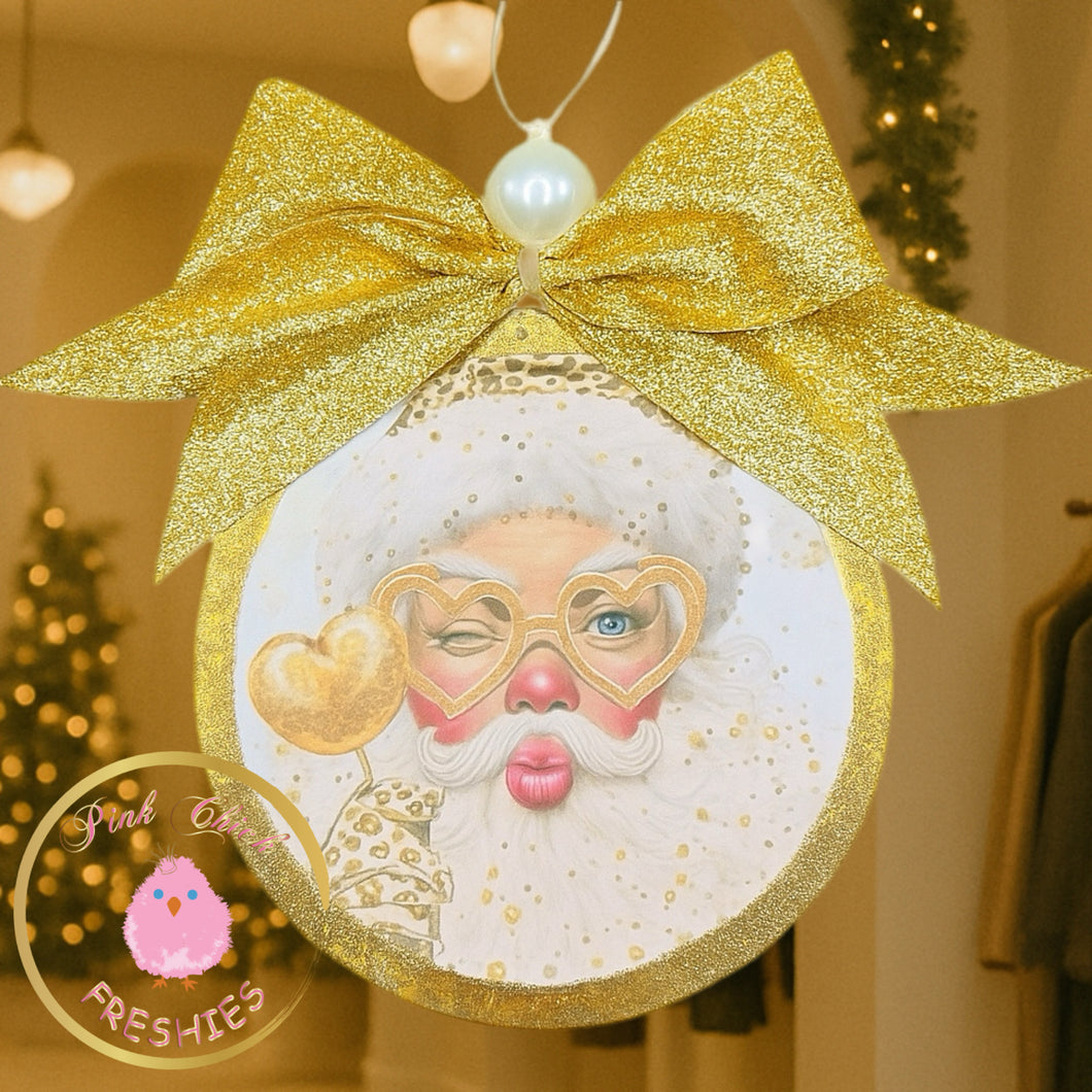Bougie Santa Gold